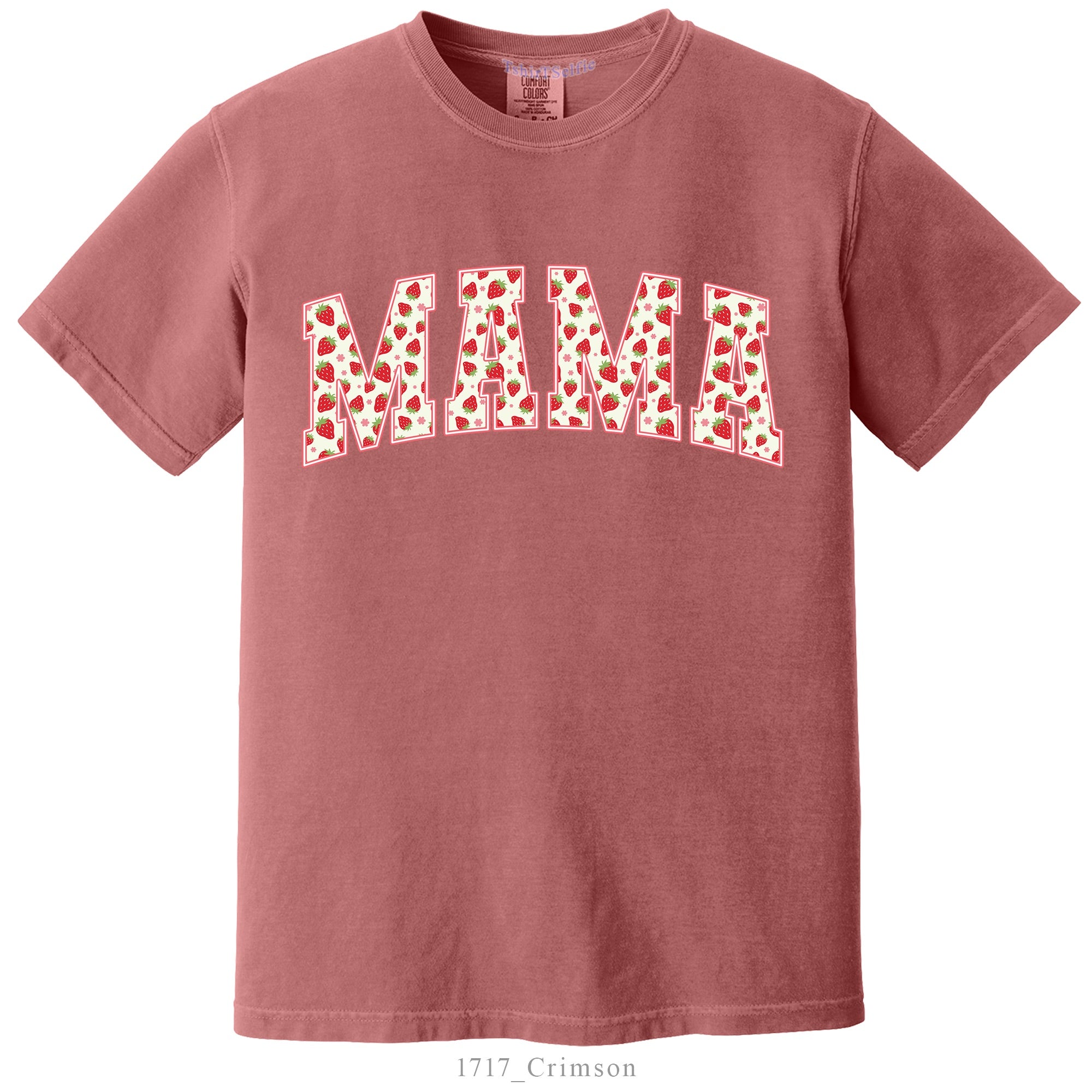 Strawberry Mama Shirt: Vintage Comfort Colors Aesthetic Tee, Cute Mom Gift for Strawberry Festival & Mother's Day