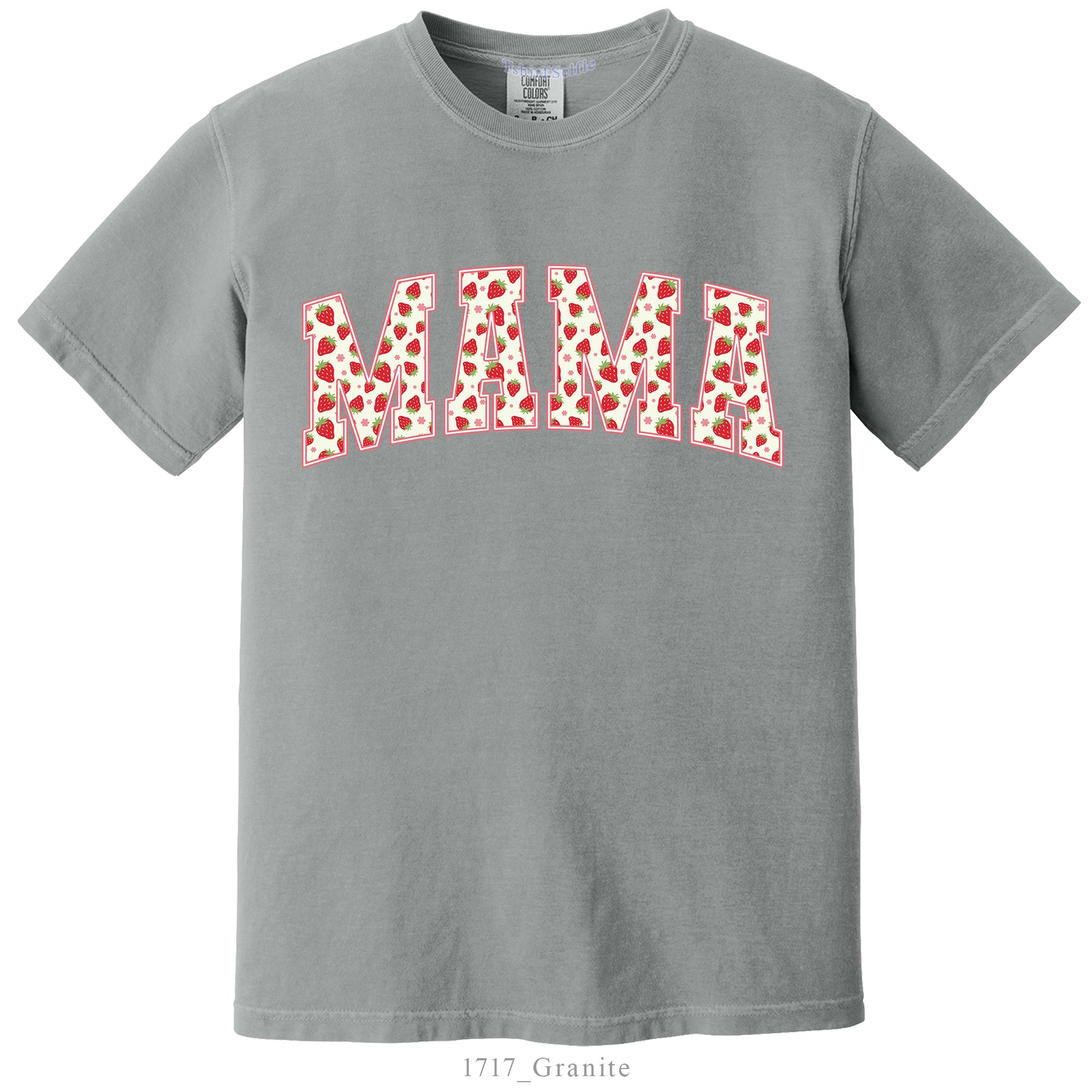 Strawberry Mama Shirt: Vintage Comfort Colors Aesthetic Tee, Cute Mom Gift for Strawberry Festival & Mother's Day