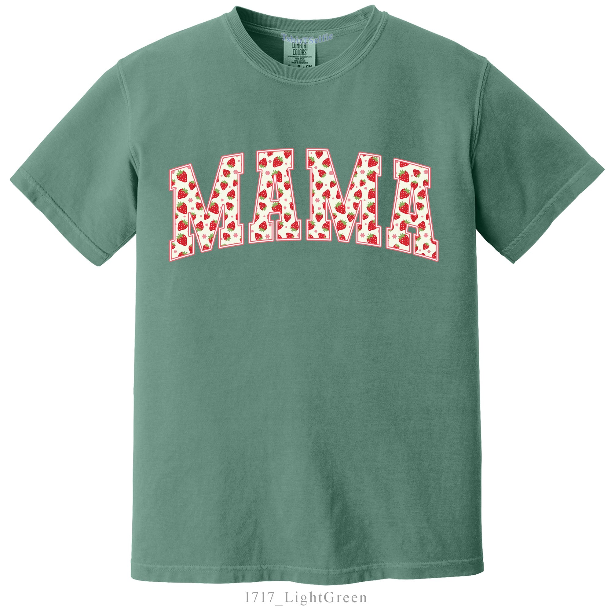 Strawberry Mama Shirt: Vintage Comfort Colors Aesthetic Tee, Cute Mom Gift for Strawberry Festival & Mother's Day