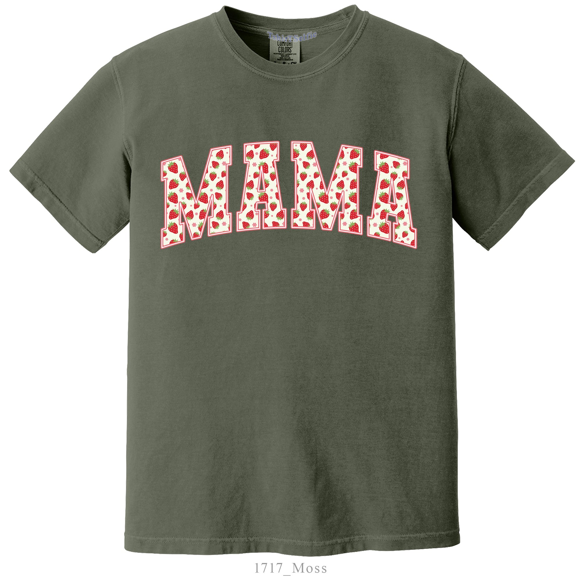 Strawberry Mama Shirt: Vintage Comfort Colors Aesthetic Tee, Cute Mom Gift for Strawberry Festival & Mother's Day