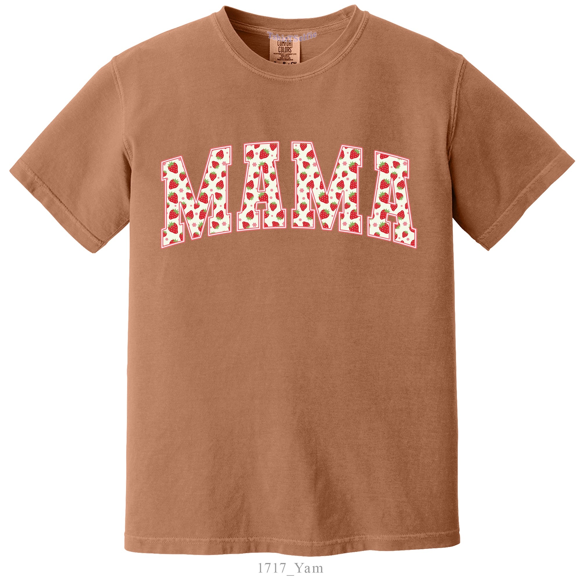 Strawberry Mama Shirt: Vintage Comfort Colors Aesthetic Tee, Cute Mom Gift for Strawberry Festival & Mother's Day