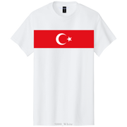 Turkish Flag Design National Team Fan T-Shirt - World Cup and Stadium Outfit